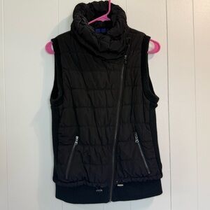 Calvin Klein Black Quilted Puffer Vest Size M Poor Condition Warm, Gorpcore, Y2K